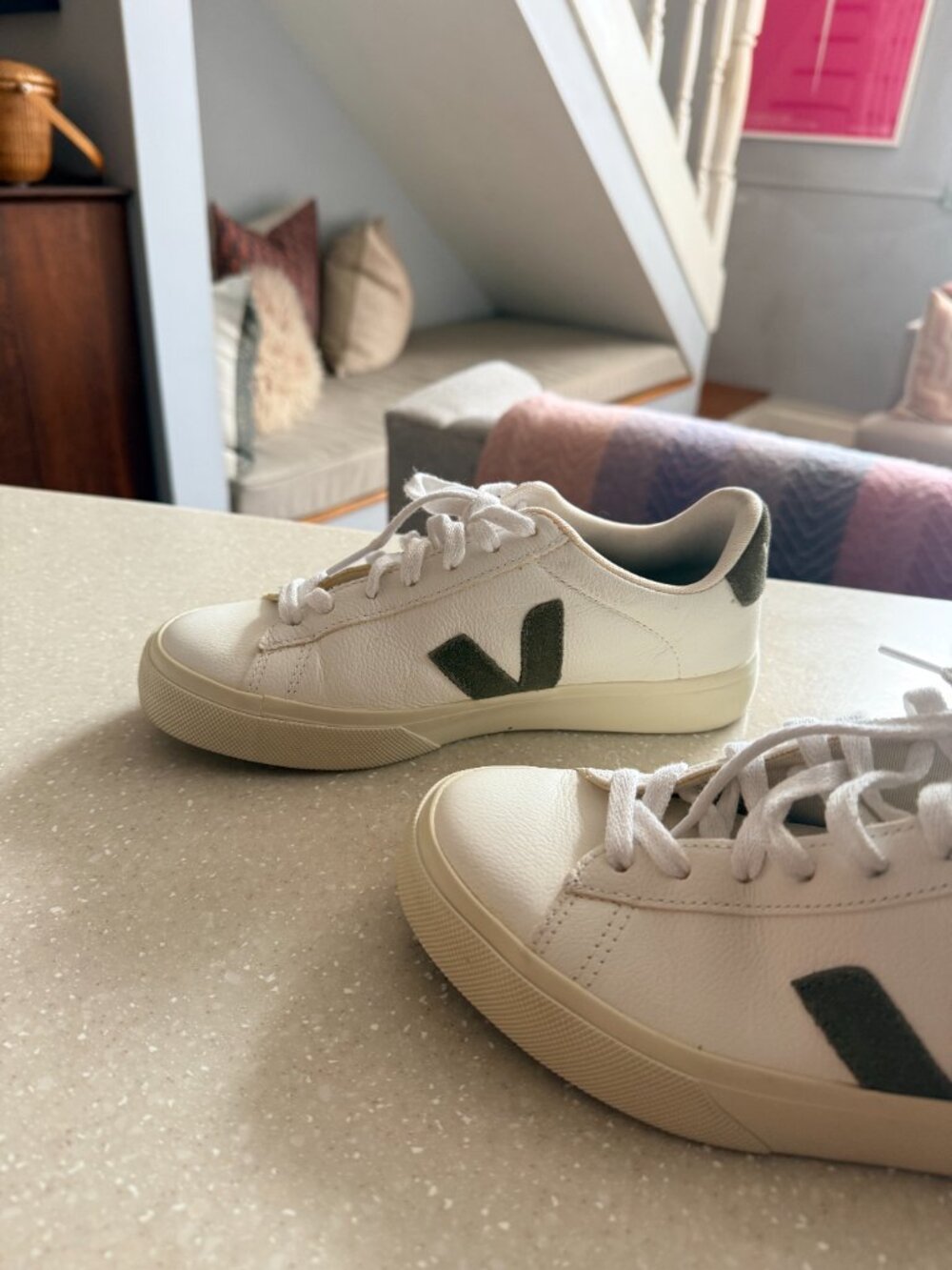 Veja Campo Chrome Free (Extra White/Khaki) (W38.5 / 7.5)